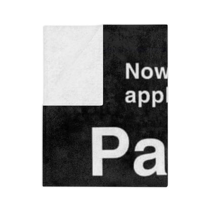 Partner In Crime Velveteen Microfiber Blanket