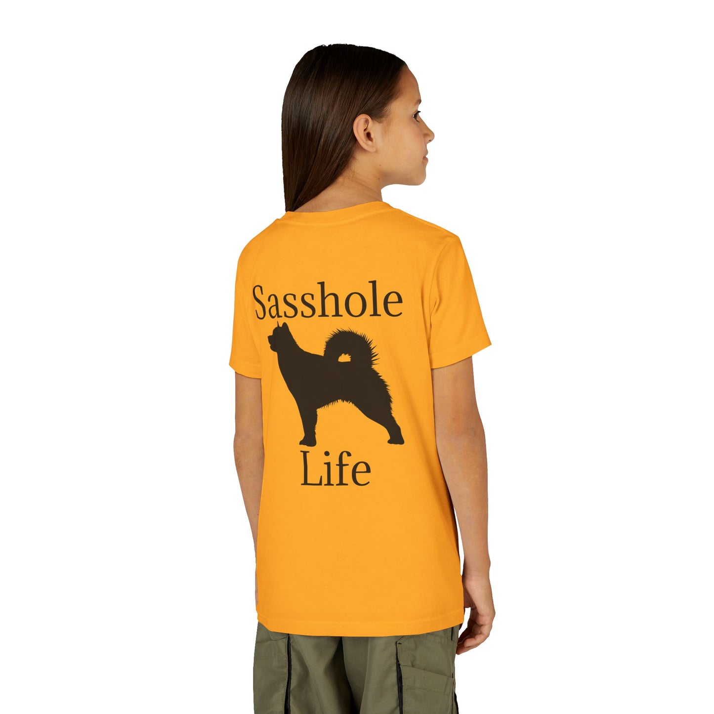 Sasshole Life Youth Unisex Short Sleeve Crewneck Tee