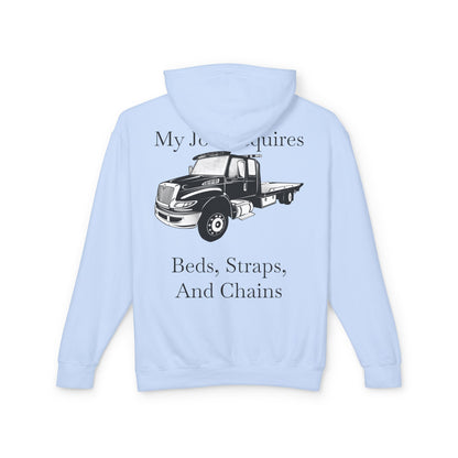 Beds, Straps, And Chains Unisex Lightweight Hoodie