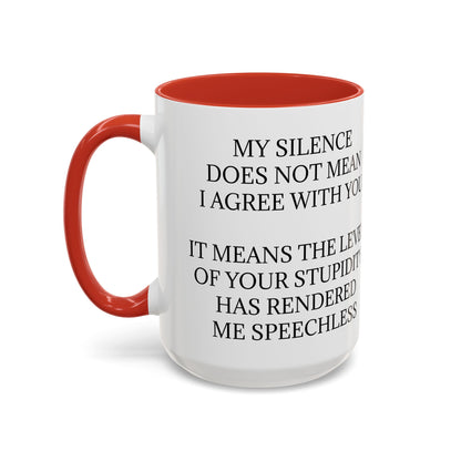Speechless 2-Tone Coffee Mug