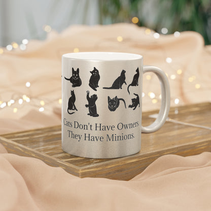 Cat Minions Metallic Coffee Mug