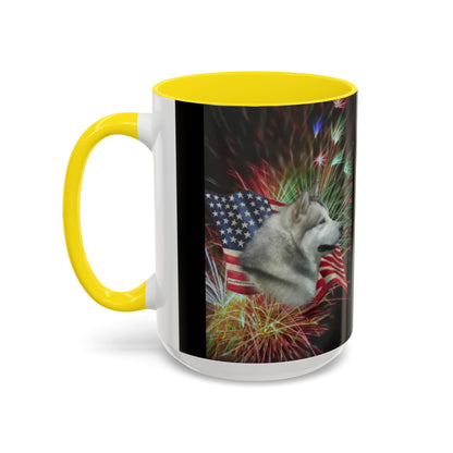 American Malamute 2-Tone Coffee Mug