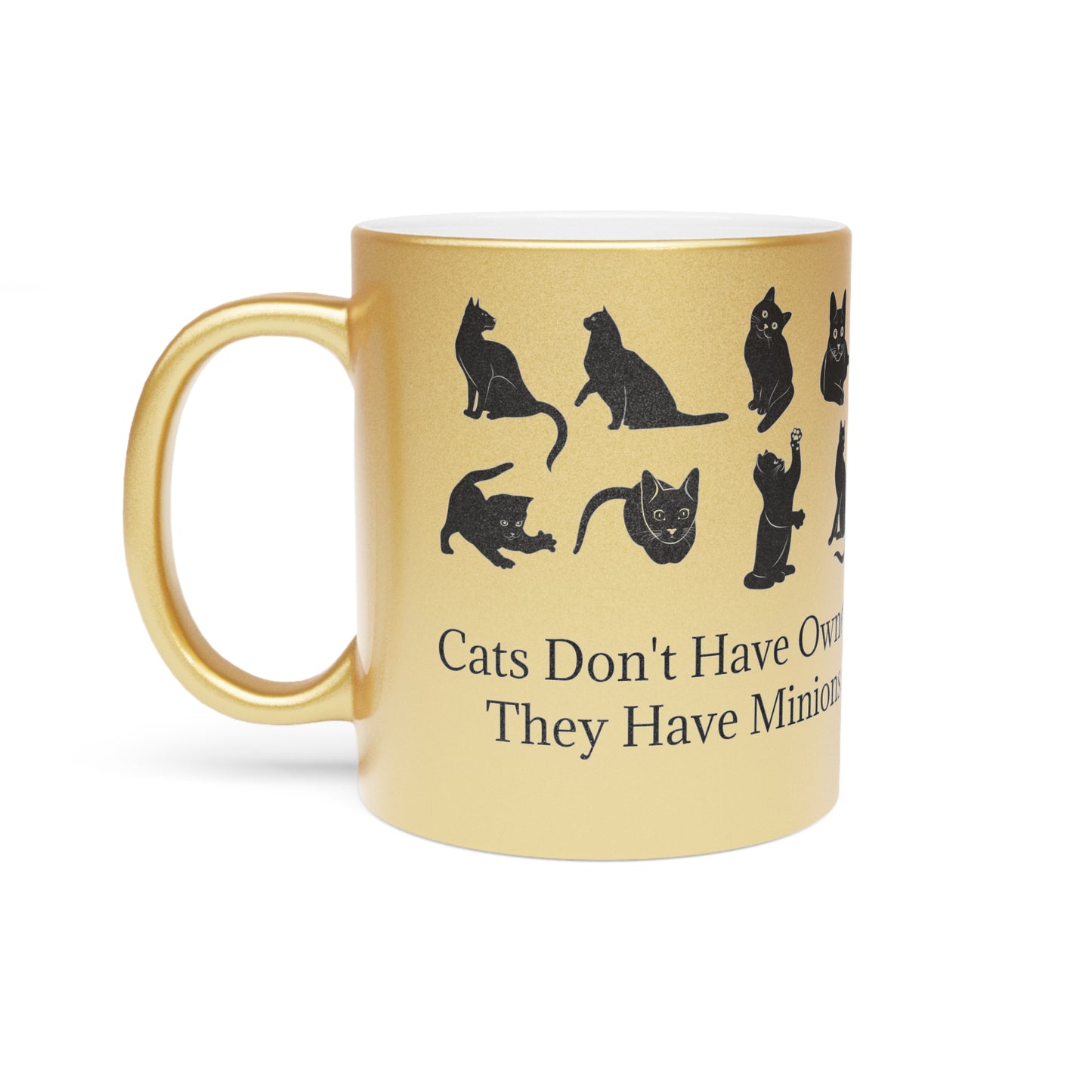 Cat Minions Metallic Coffee Mug