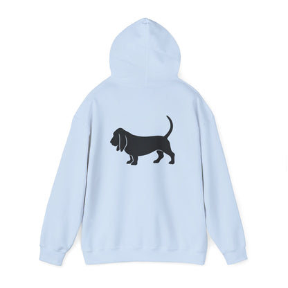 Basset Hound Silhouette Unisex Hoodie