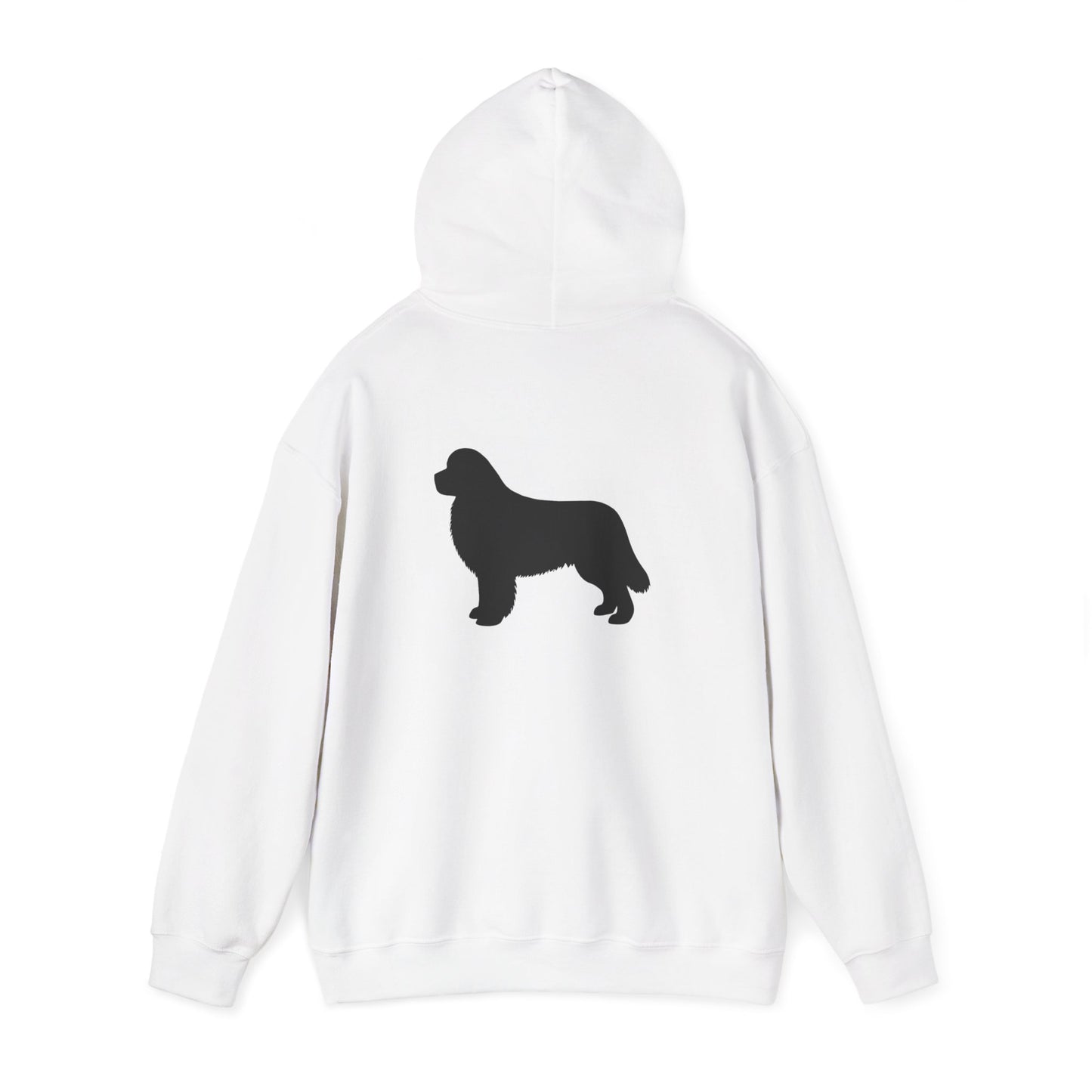 Newfie Silhouette Unisex Hoodie