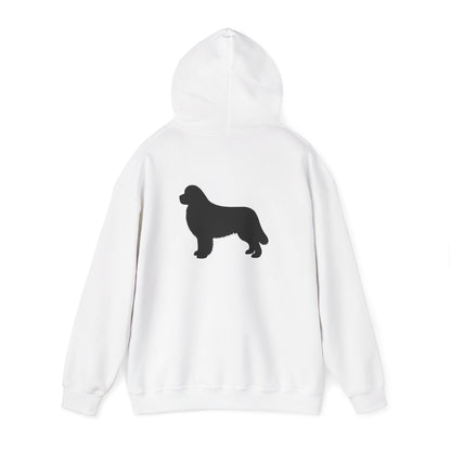 Newfie Silhouette Unisex Hoodie