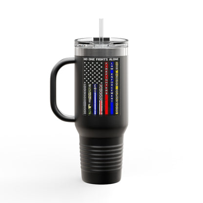 No One Fights Alone Insulated Travel Mug