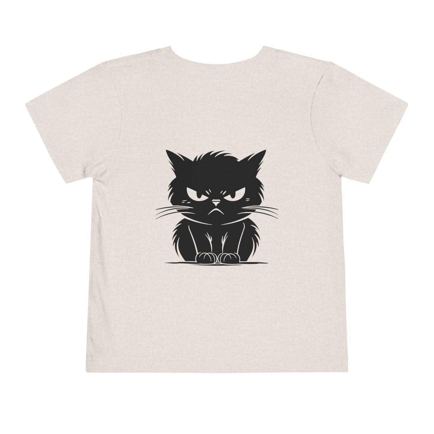 Angry Cat Toddler Unisex Short Sleeve Crewneck Tee