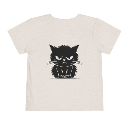 Angry Cat Toddler Unisex Short Sleeve Crewneck Tee