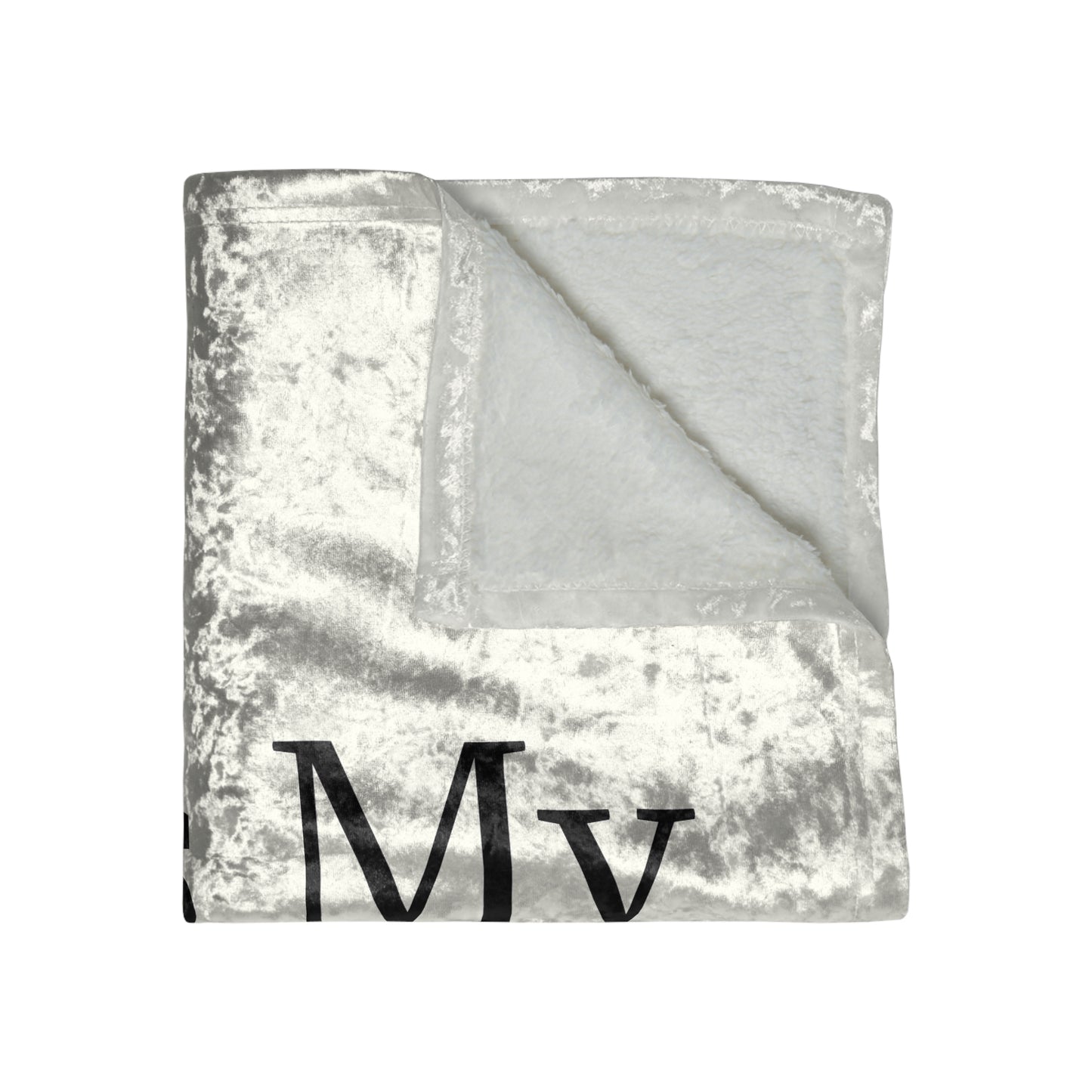 Kiss My Auss Crushed Velvet Blanket
