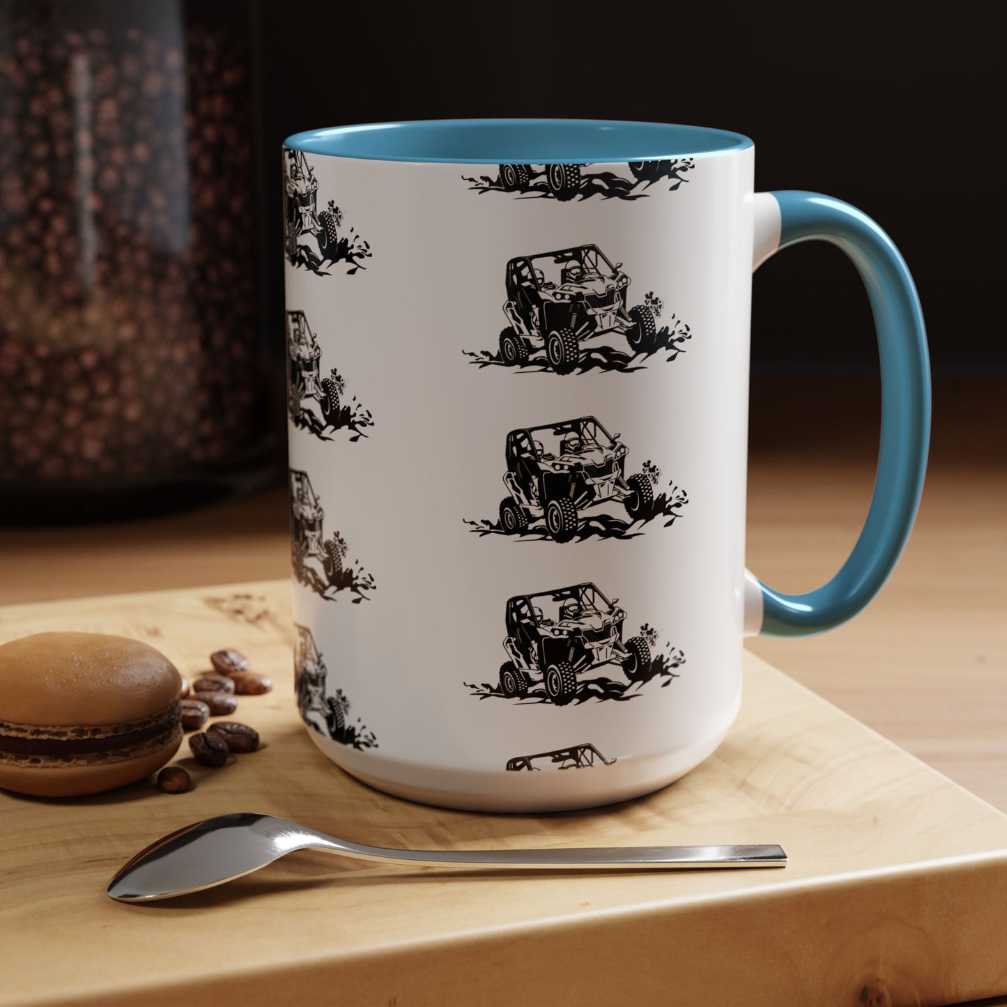 Slingin' Mud Side By Side 2-Tone Coffee Mug