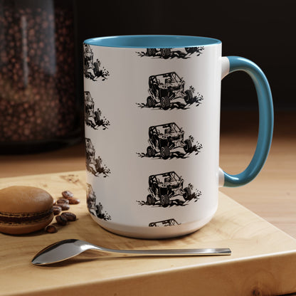 Slingin' Mud Side By Side 2-Tone Coffee Mug