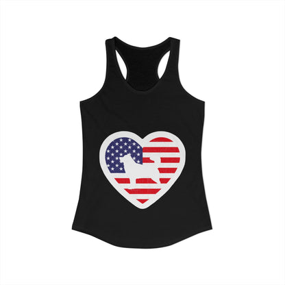 Malamute Flag Women's Racerback Tank