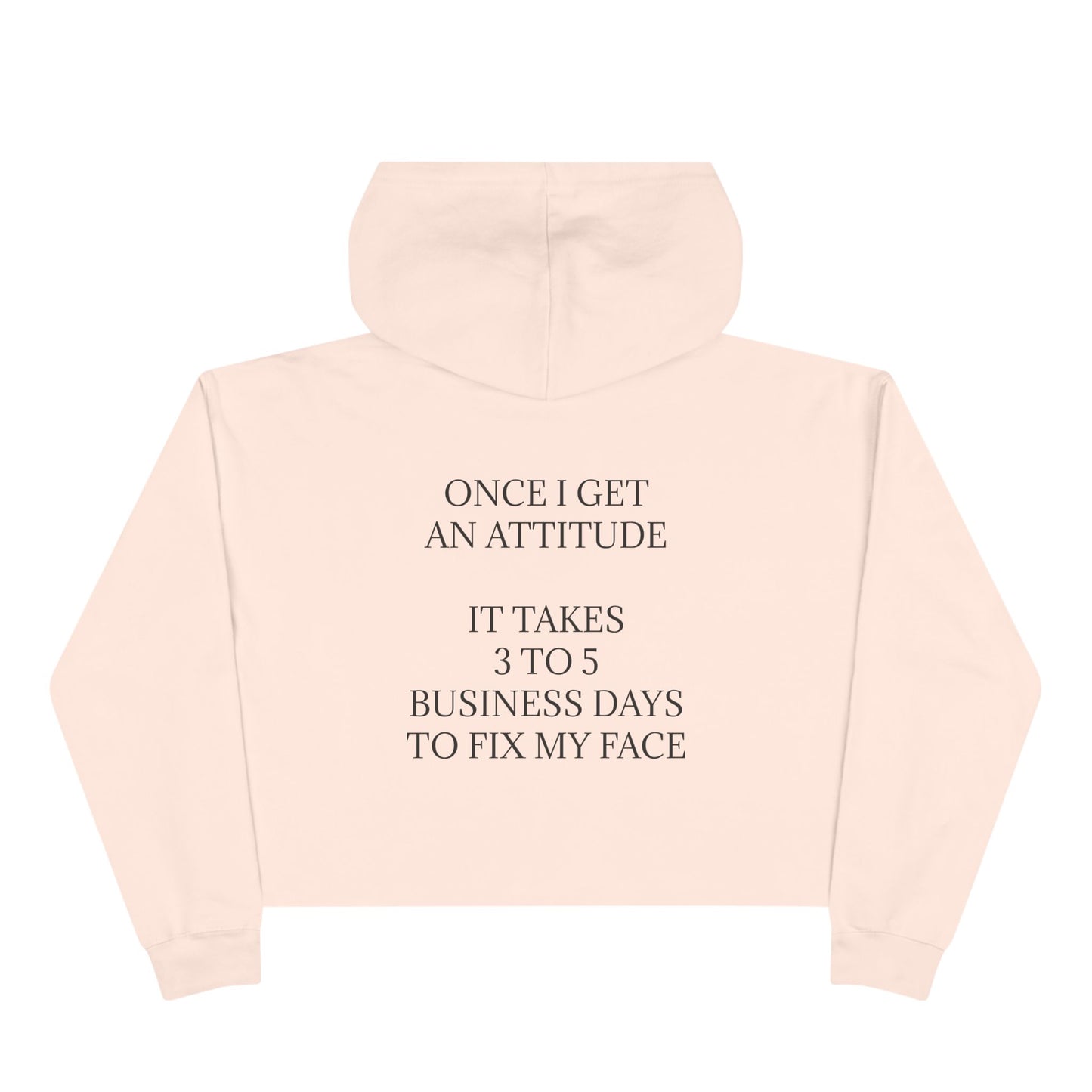 Fix My Face Women's Crop Hoodie