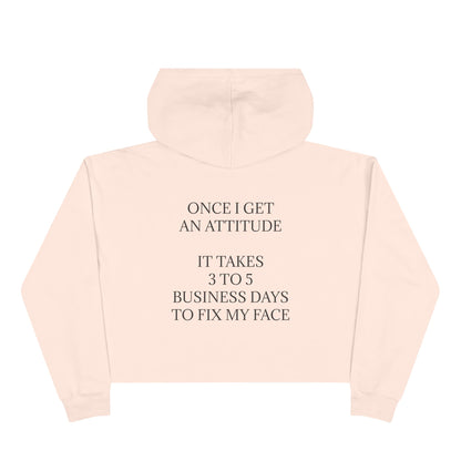 Fix My Face Women's Crop Hoodie