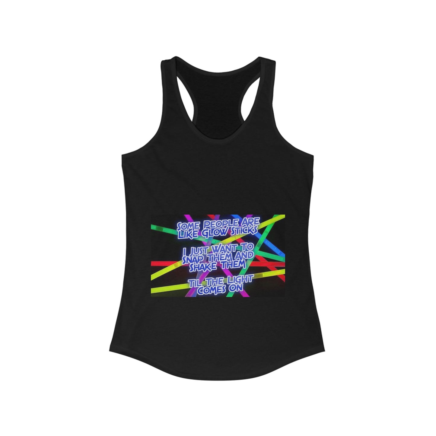 Glow Sticks Women's Racerback Tank