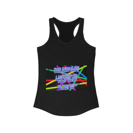Glow Sticks Women's Racerback Tank