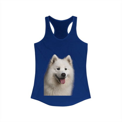 Samoyed Head Women's Racerback Tank