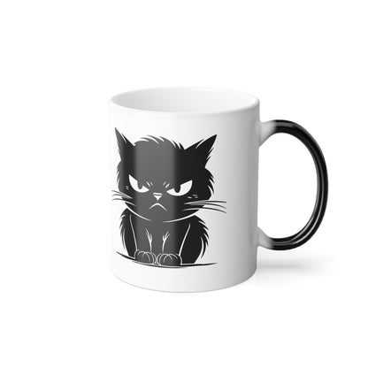 Angry Cat Color Changing Mug