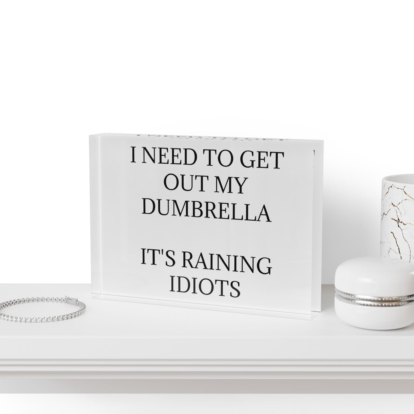 Dumbrella Acrylic Photo Block