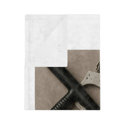 Law Enforcement Appreciation Velveteen Microfiber Blanket