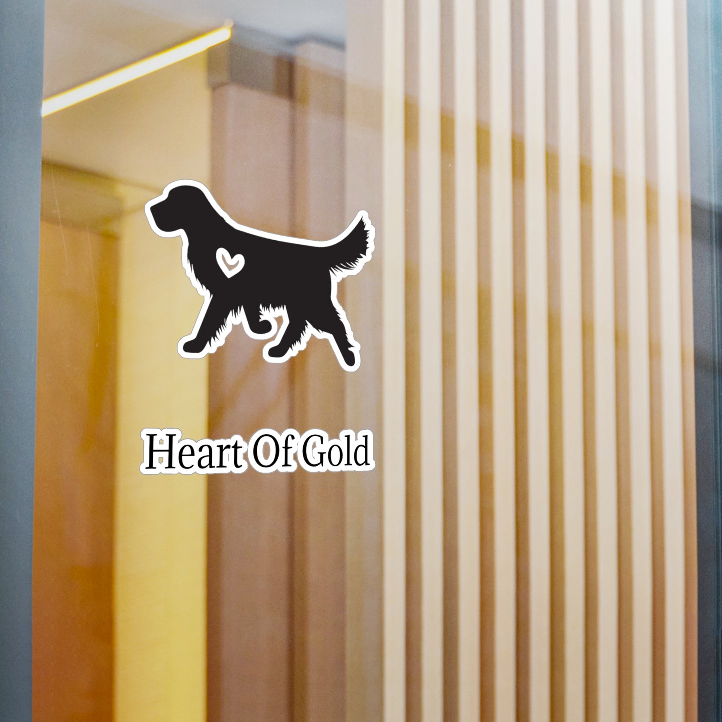 Heart Of Gold Vinyl Decal