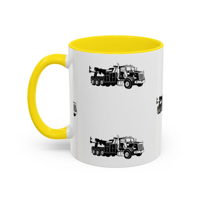 Heavy Tow Truck 2-Tone Coffee Mug