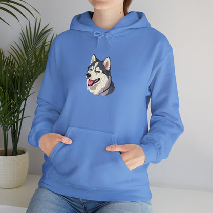 Malamute Head Unisex Hoodie