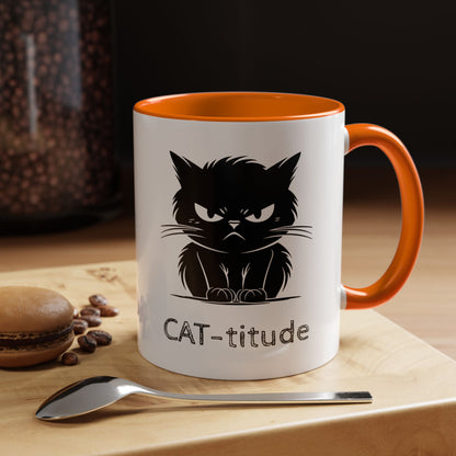 CAT-titude 2-Tone Coffee Mug