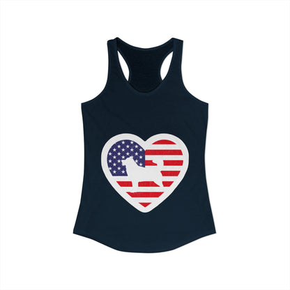 Malamute Flag Women's Racerback Tank