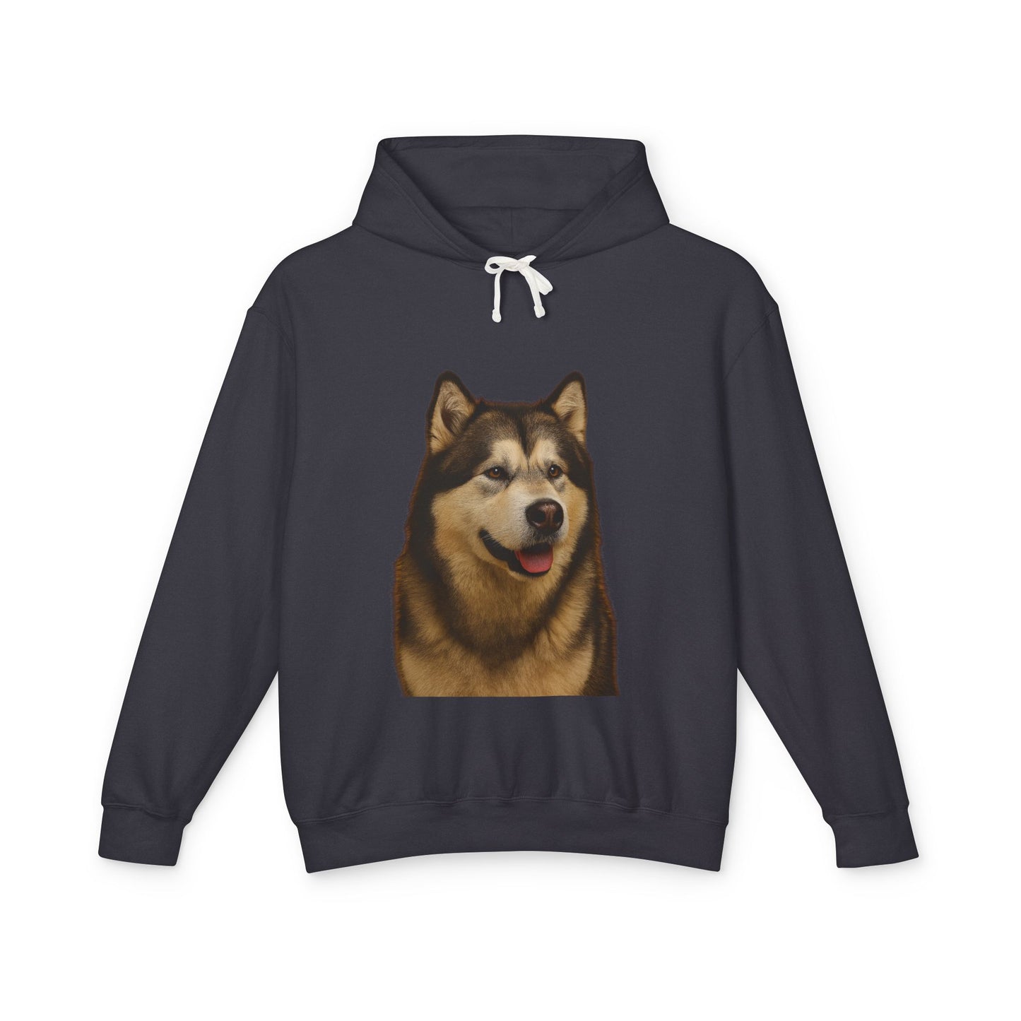 Malamute Head Unisex Lightweight Hoodie