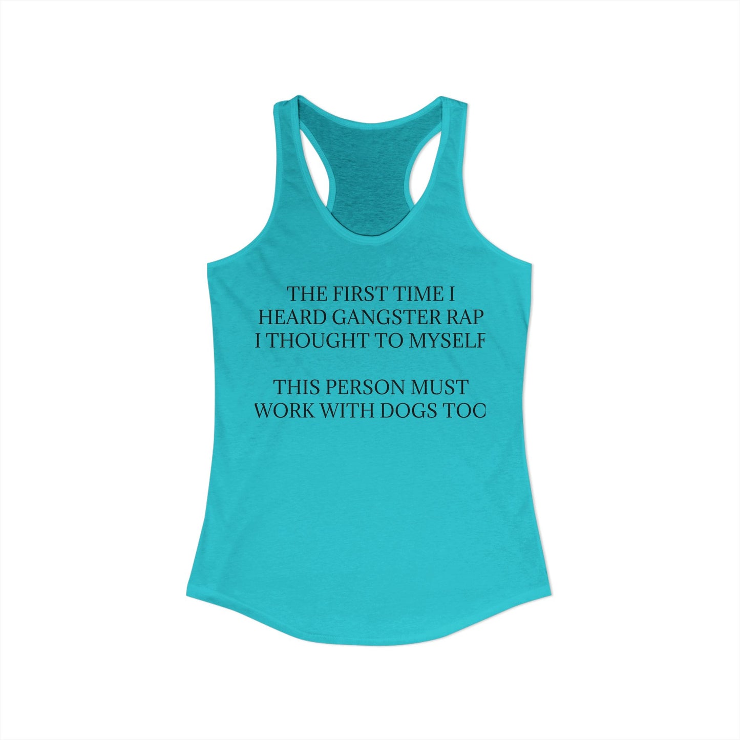 Gangster Rap Women's Racerback Tank