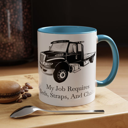 Beds, Straps, And Chains 2-Tone Coffee Mug