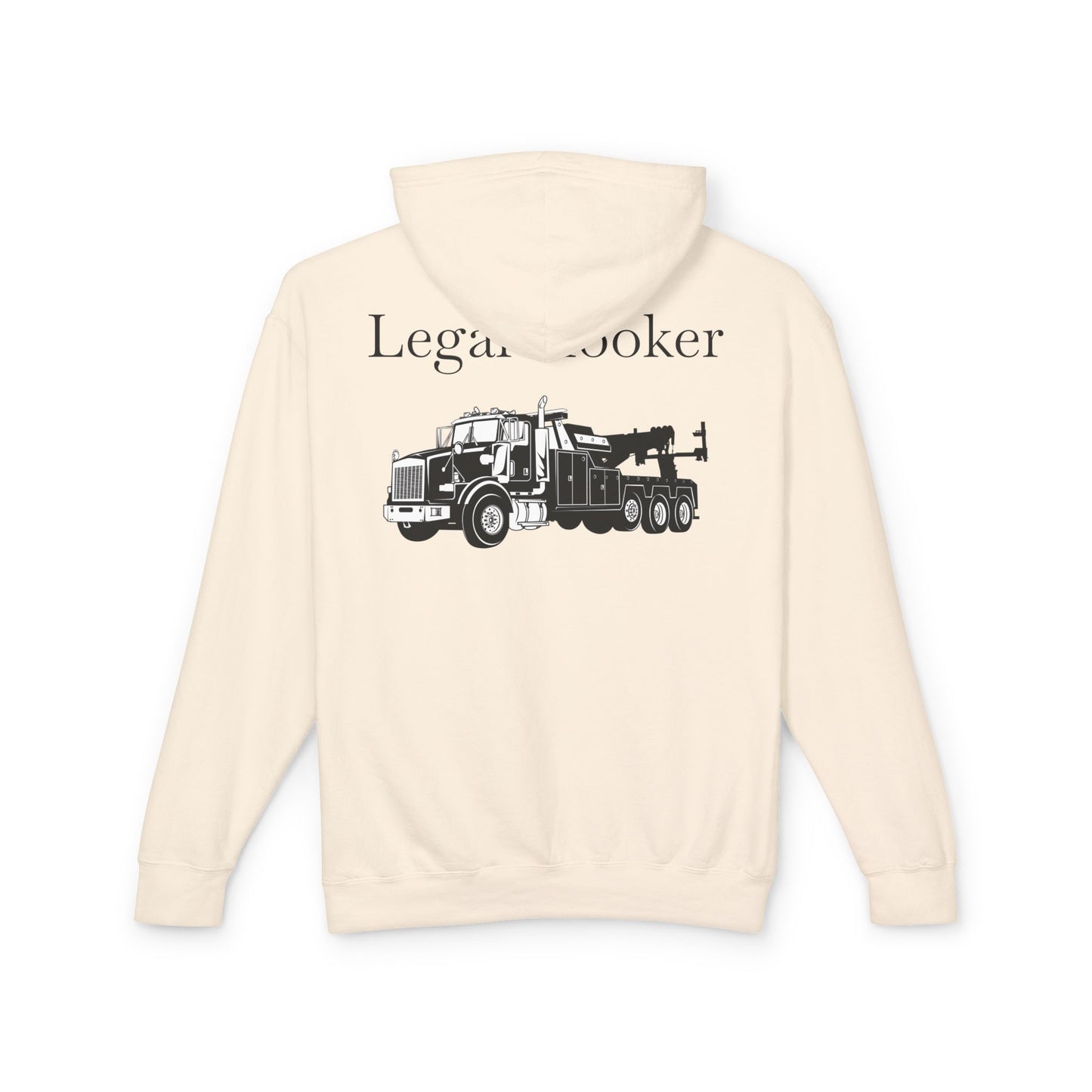 Legal H**ker Heavy Tow Truck Unisex Lightweight Hoodie