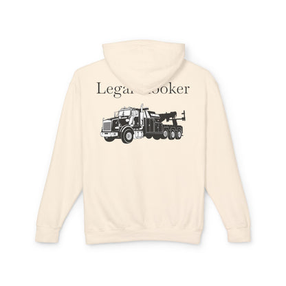 Legal H**ker Heavy Tow Truck Unisex Lightweight Hoodie