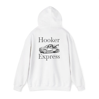 H**ker Express Wheel Lift Tow Truck Unisex Hoodie