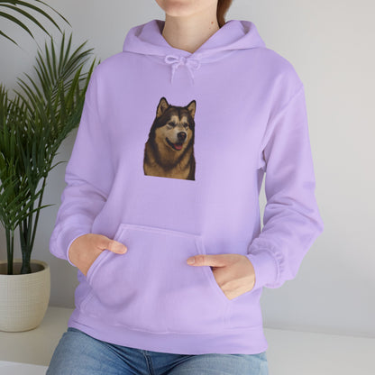 Malamute Head Unisex Hoodie