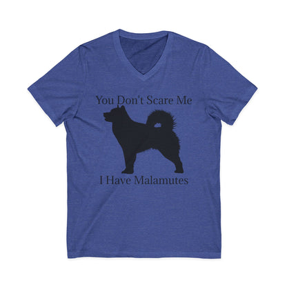 You Don't Scare Me Unisex Short Sleeve V-Neck Tee