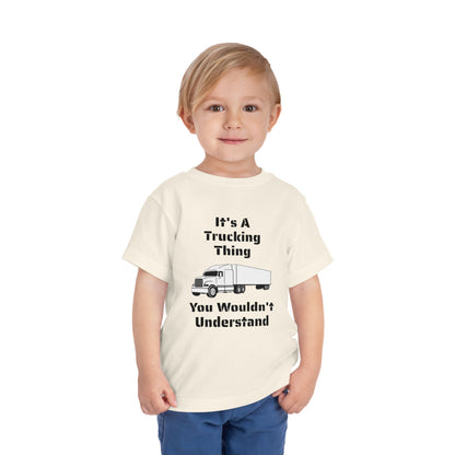 Trucking Thing Toddler Unisex Short Sleeve Crewneck Tee