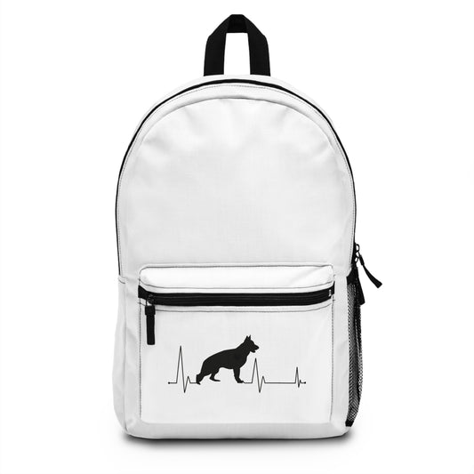My Heart Beats For German Shepherds Backpack