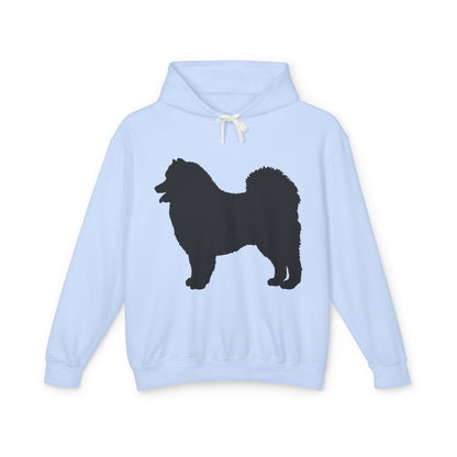 Samoyed Silhouette Unisex Lightweight Hoodie