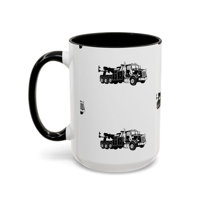 Heavy Tow Truck 2-Tone Coffee Mug