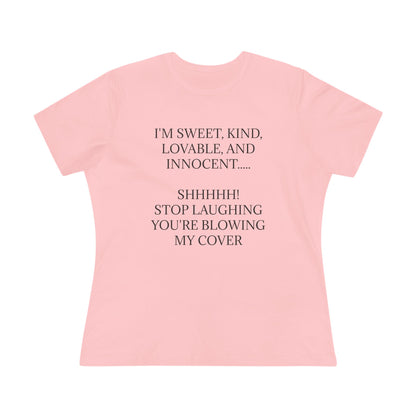 Blowing My Cover Women's Short Sleeve Crewneck Tee