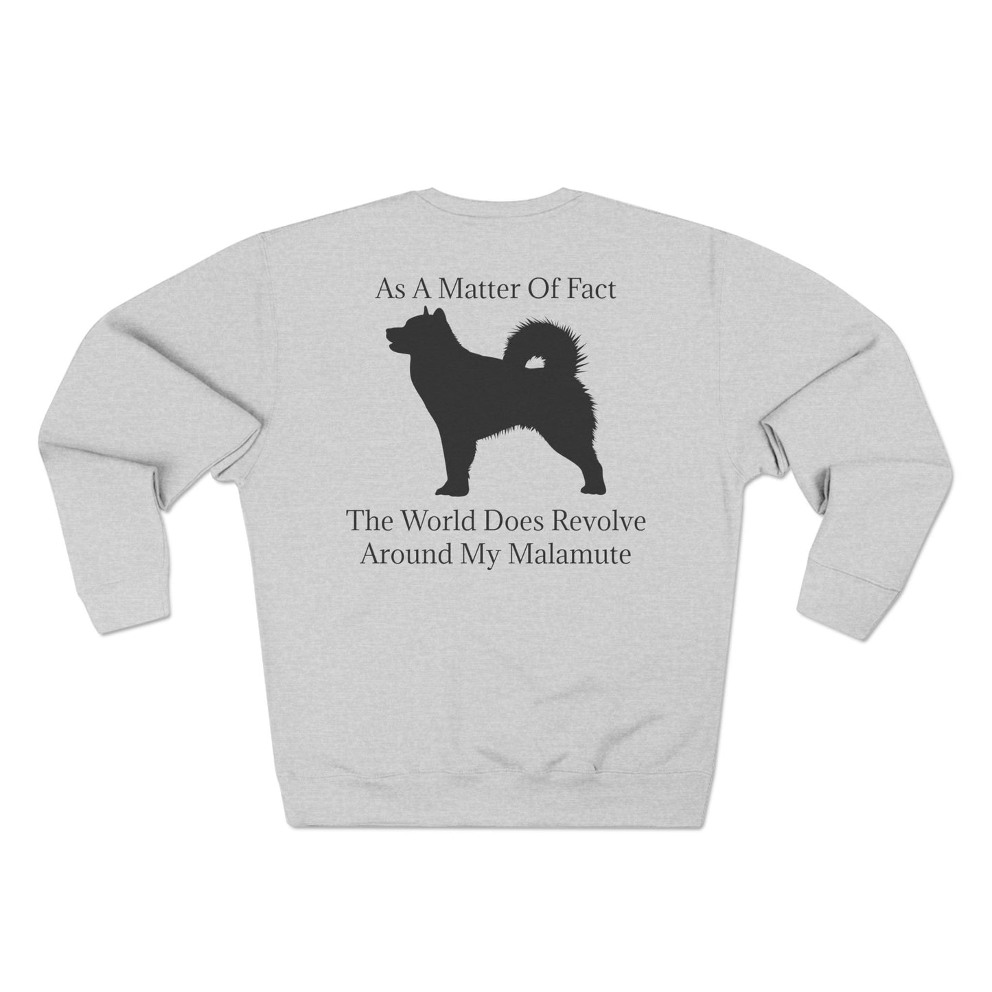 Matter Of Fact Malamute Unisex Crewneck Sweatshirt