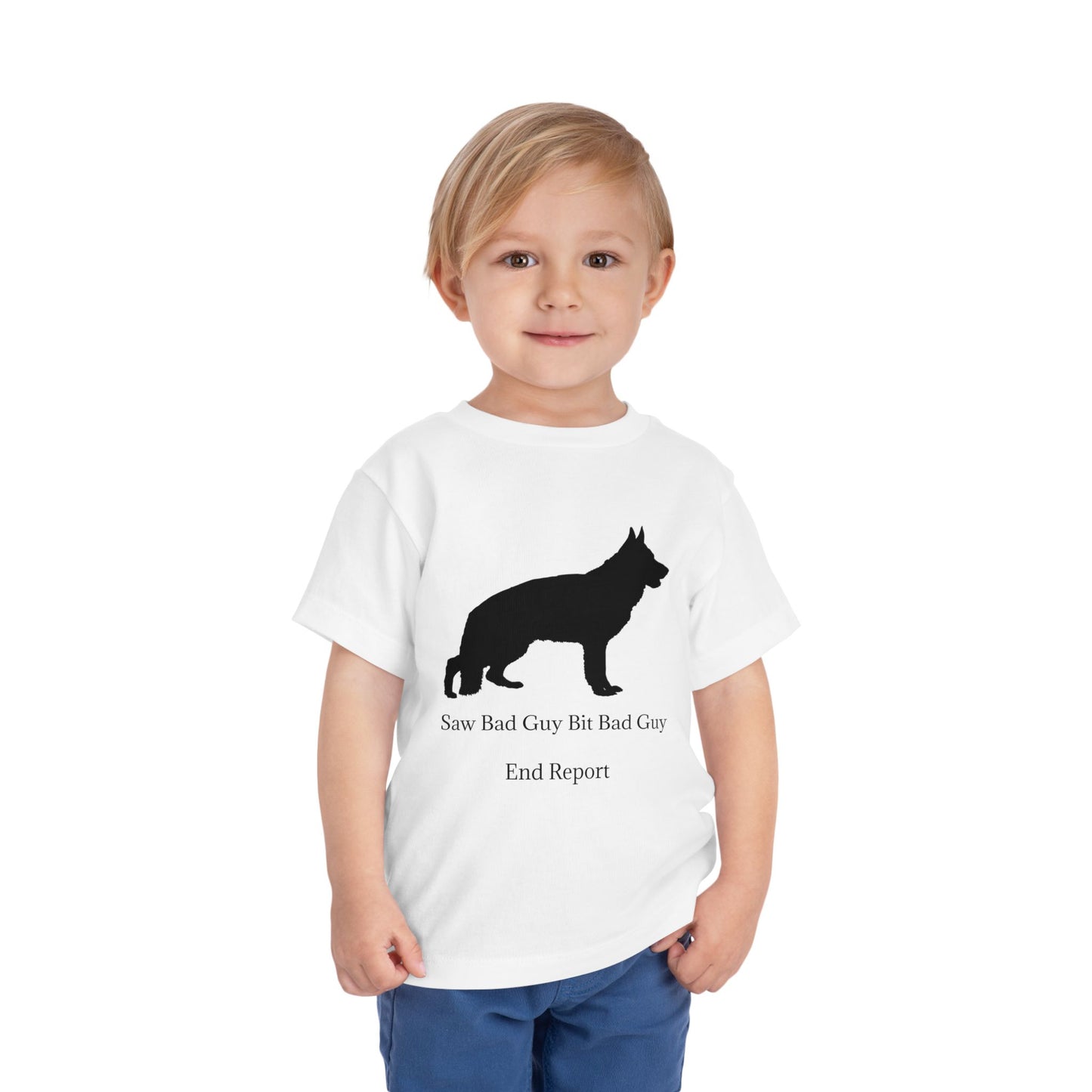 Bad Guy Toddler Unisex Short Sleeve Crewneck Tee