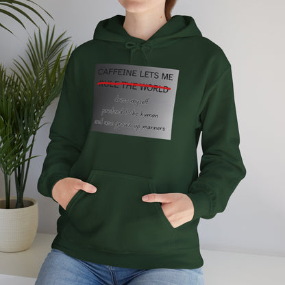 Caffeine Lets Me Unisex Hoodie
