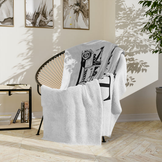 Down To Hook Up Velveteen Microfiber Blanket