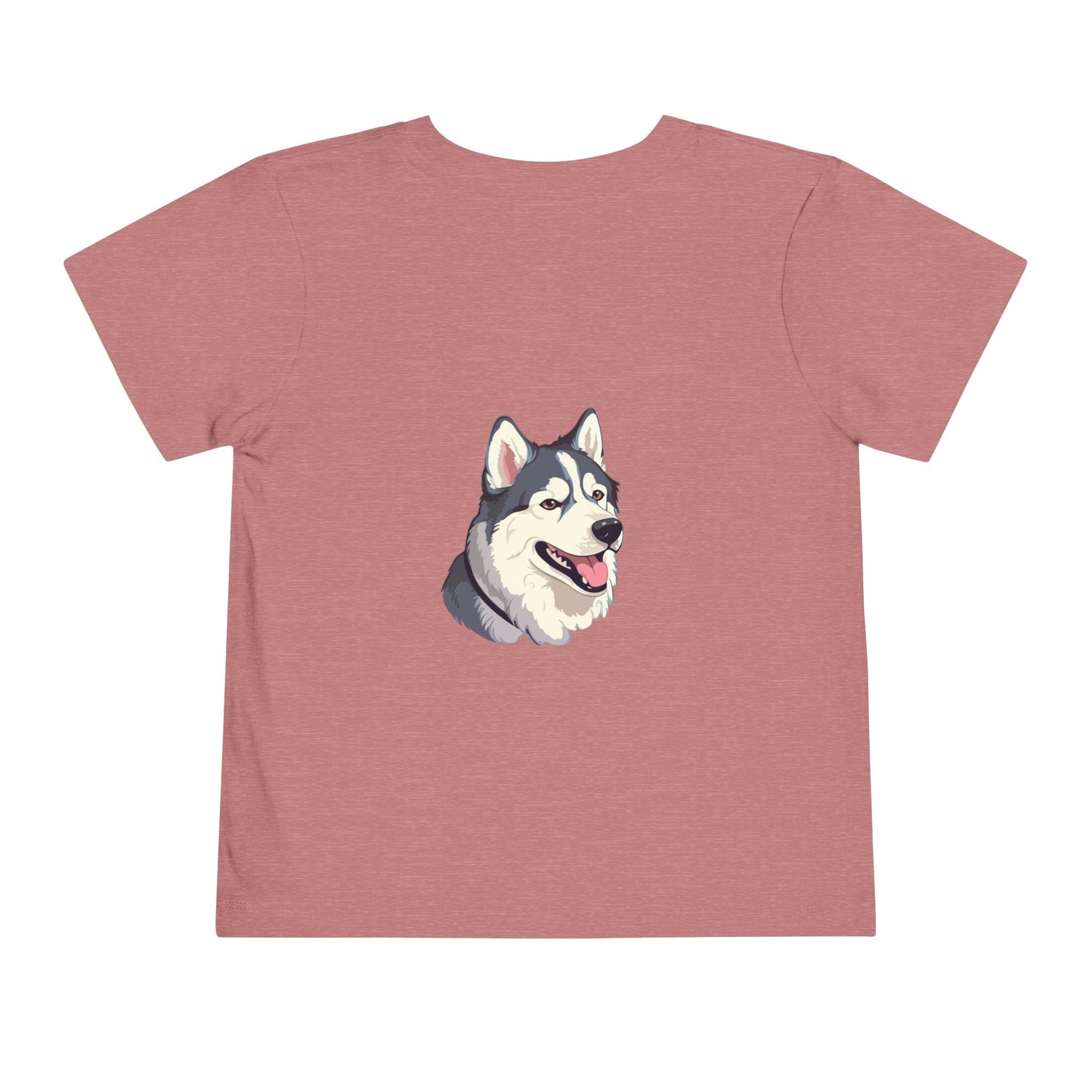 Malamute Head Toddler Unisex Short Sleeve Crewneck Tee