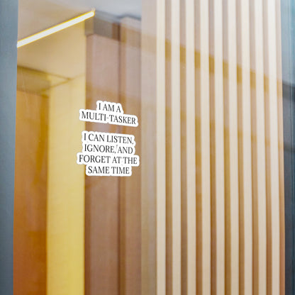 Multi-Tasker Vinyl Decal