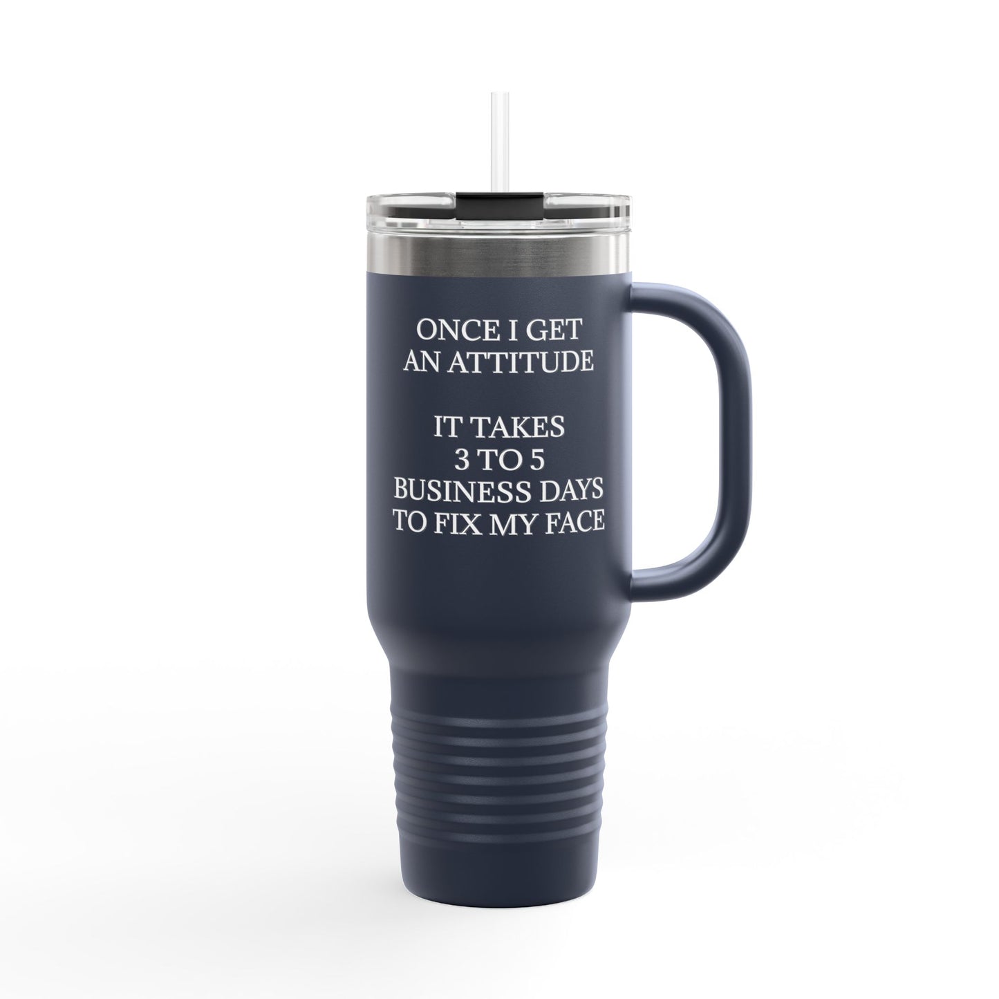 Fix My Face Insulated Travel Mug